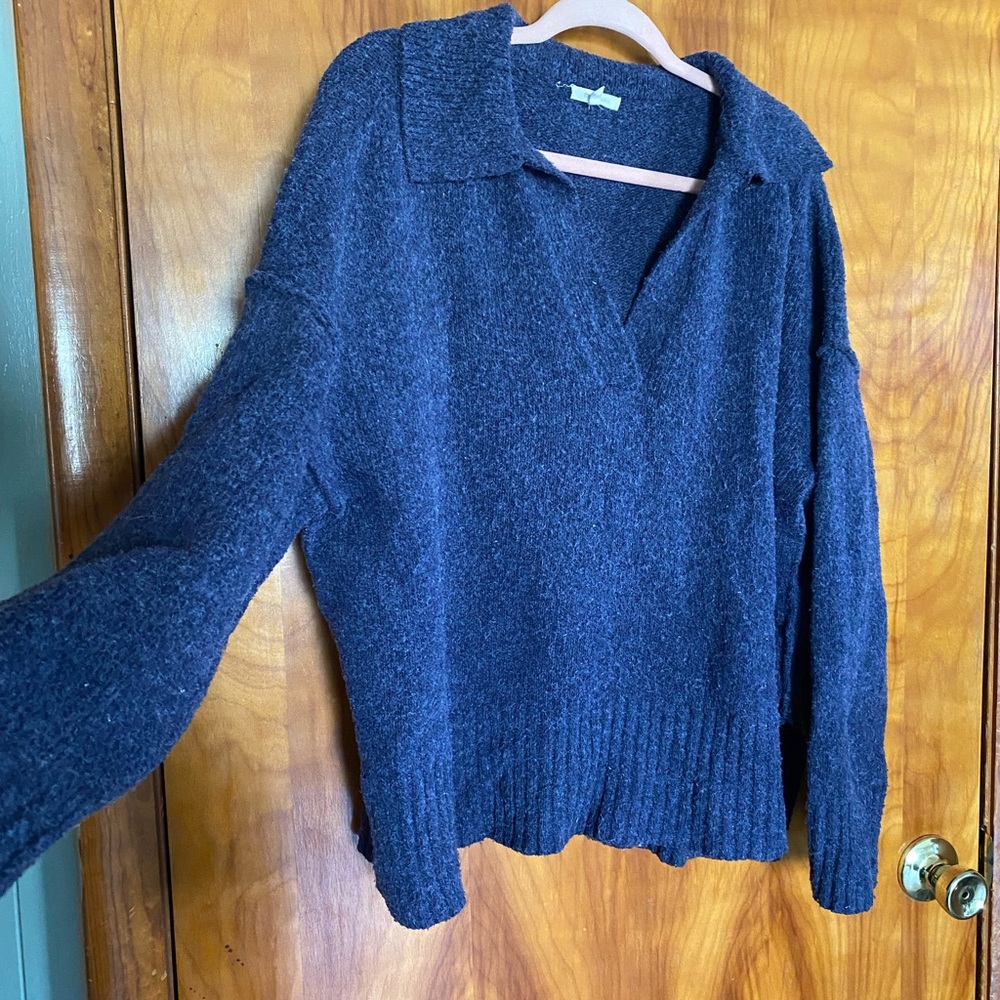 Maurices Navy V-Neck Sweater